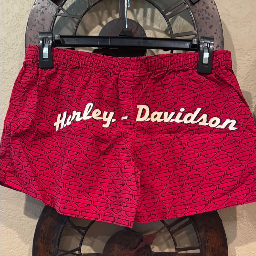 Harley-Davidson Red Athletic Shorts